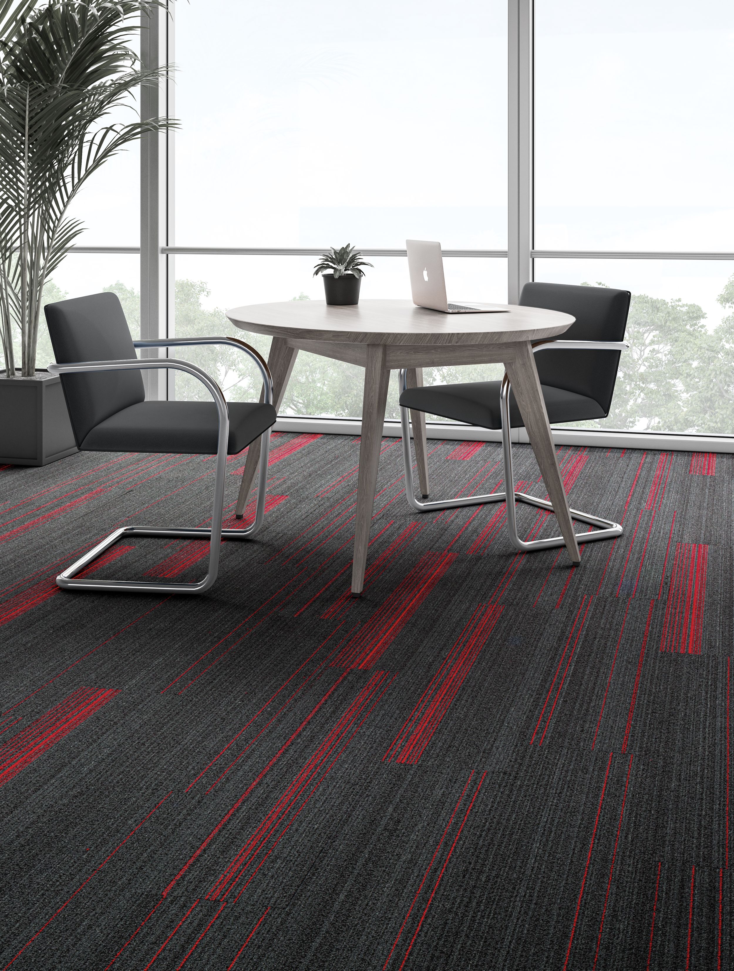 Interface BP410 plank carpet tile in meeting room image number 7